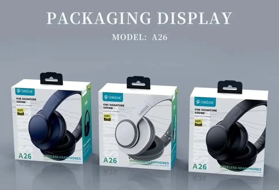 CELEBRAT A26 WIRELESS WHITE HEADSET