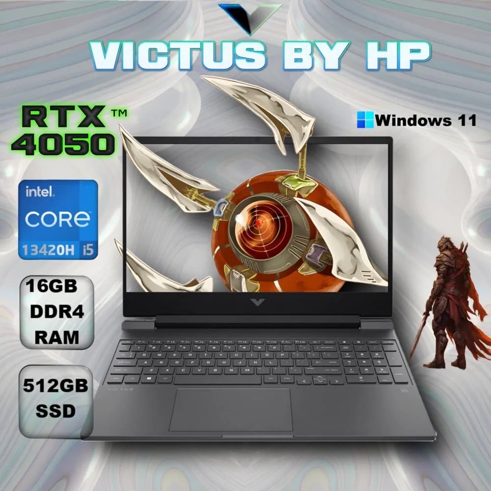 Victus by HP Intel Core i5-13420H | 16GB DDR4 RAM, 512GB NVMe SSD | RTX 4050, 6GB | 15.6-inch FHD 144 Hz IPS Display
