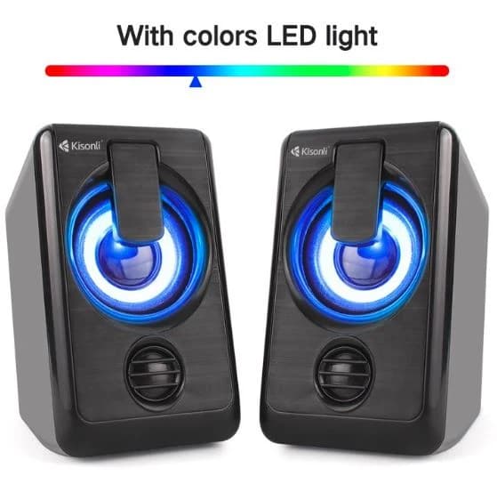 Speaker Kisonli L-1010 2 * 3W Speaker RGB