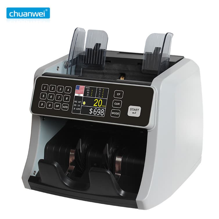 AL-160 UV MG Counterfeit Detect Front Loading Compact Money Counter Bill Counter Machine