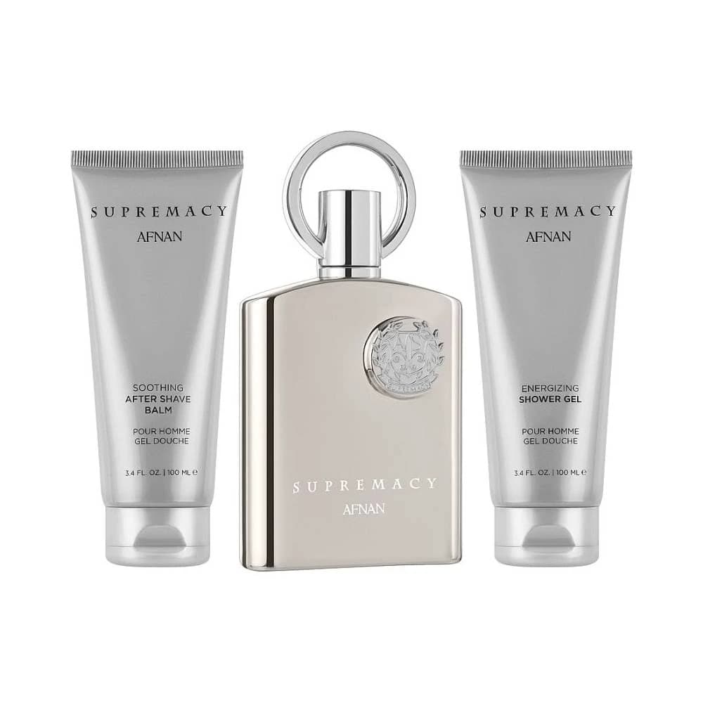 Afnan Supremacy Silver Gift Set for Men