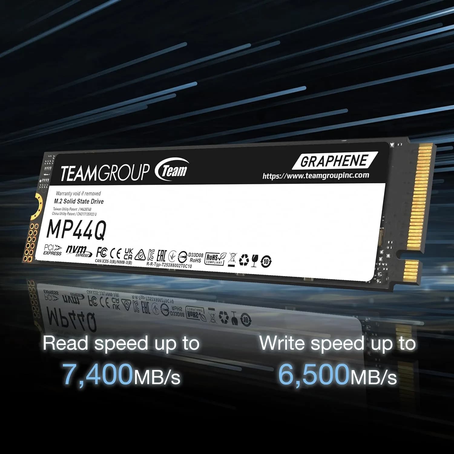 TEAMGROUP MP44Q 1TB SLC Cache Gen 4×4 M.2 2280 PCIe 4.0 with NVMe Laptop ,Desktop , NUC , NAS SSD Solid State Drive (R/W Speed...