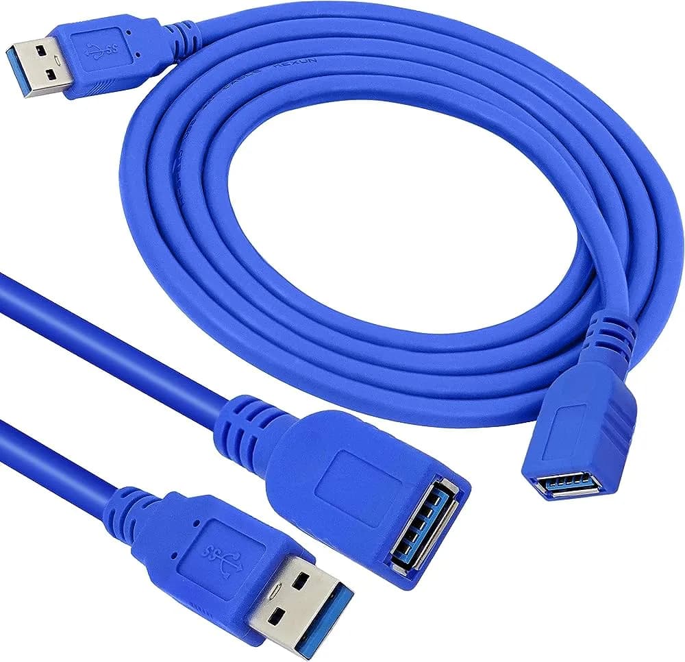 USB 3.0 Extension Cable - 3M, 5 Gbps, 60W Charging