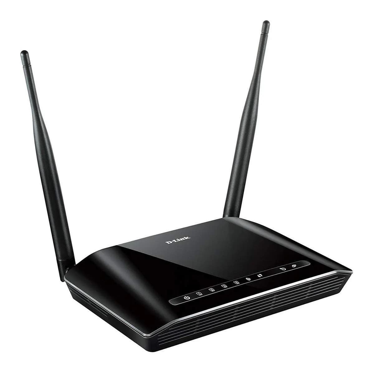 D-Link Wireless N300 ADSL2+ Router , 4-Port RJ-11 Internet Port Router , 300 Mbps Data Transfer Speed , 5 dBi Long Range WiFi ,...