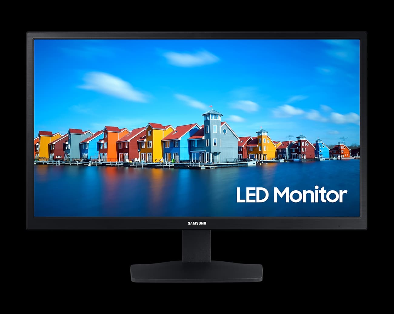 SAMSUNG 22″FHD 60HZ WIDE VIEWING ANGLE FLAT MONITOR