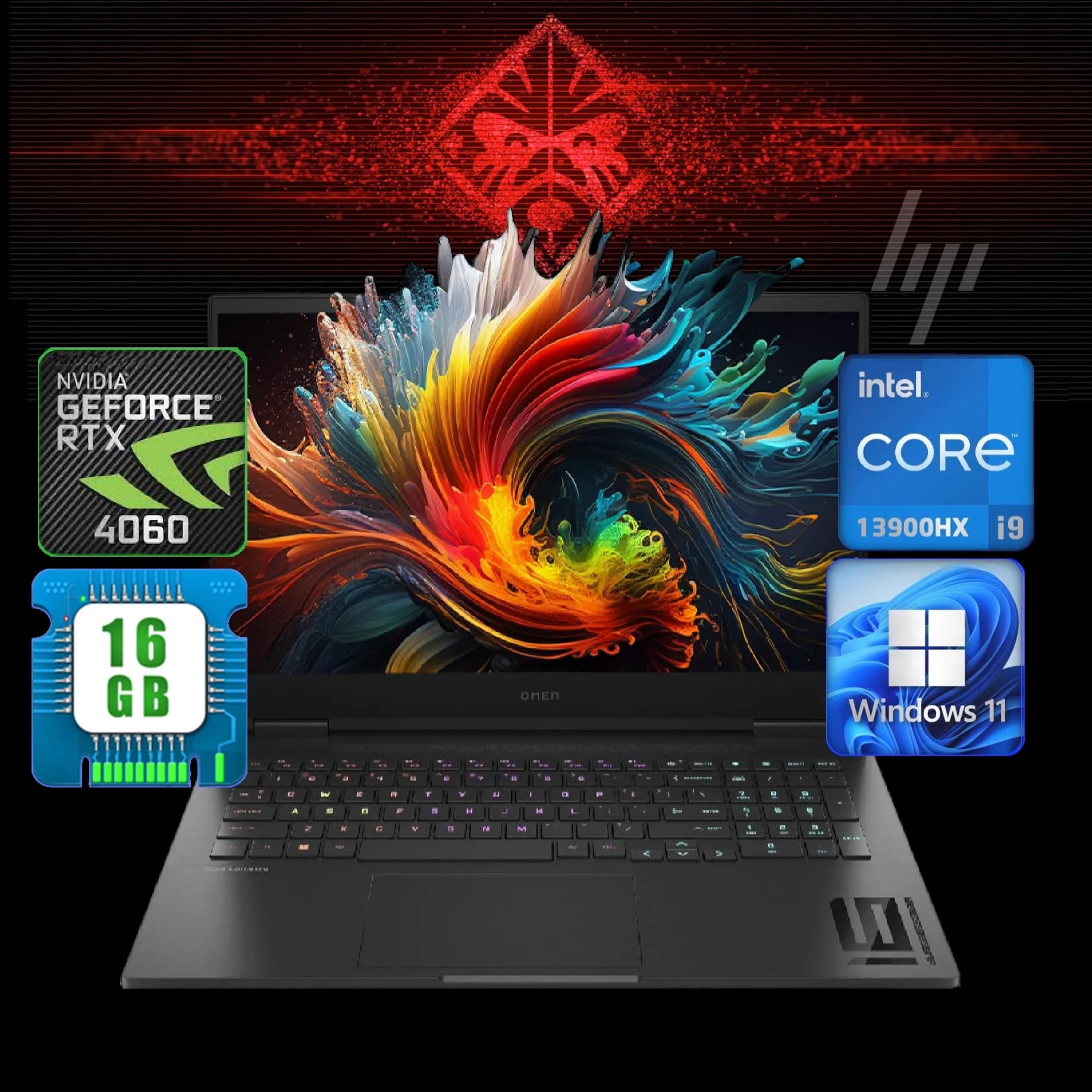 OMEN by HP 16-wf0083dx Intel Core i9-13900HX | 16GB DDR5 RAM ; 1TB SSD | RTX 4060 ; 8GB | 16.1-inch FHD IPS Display 165Hz