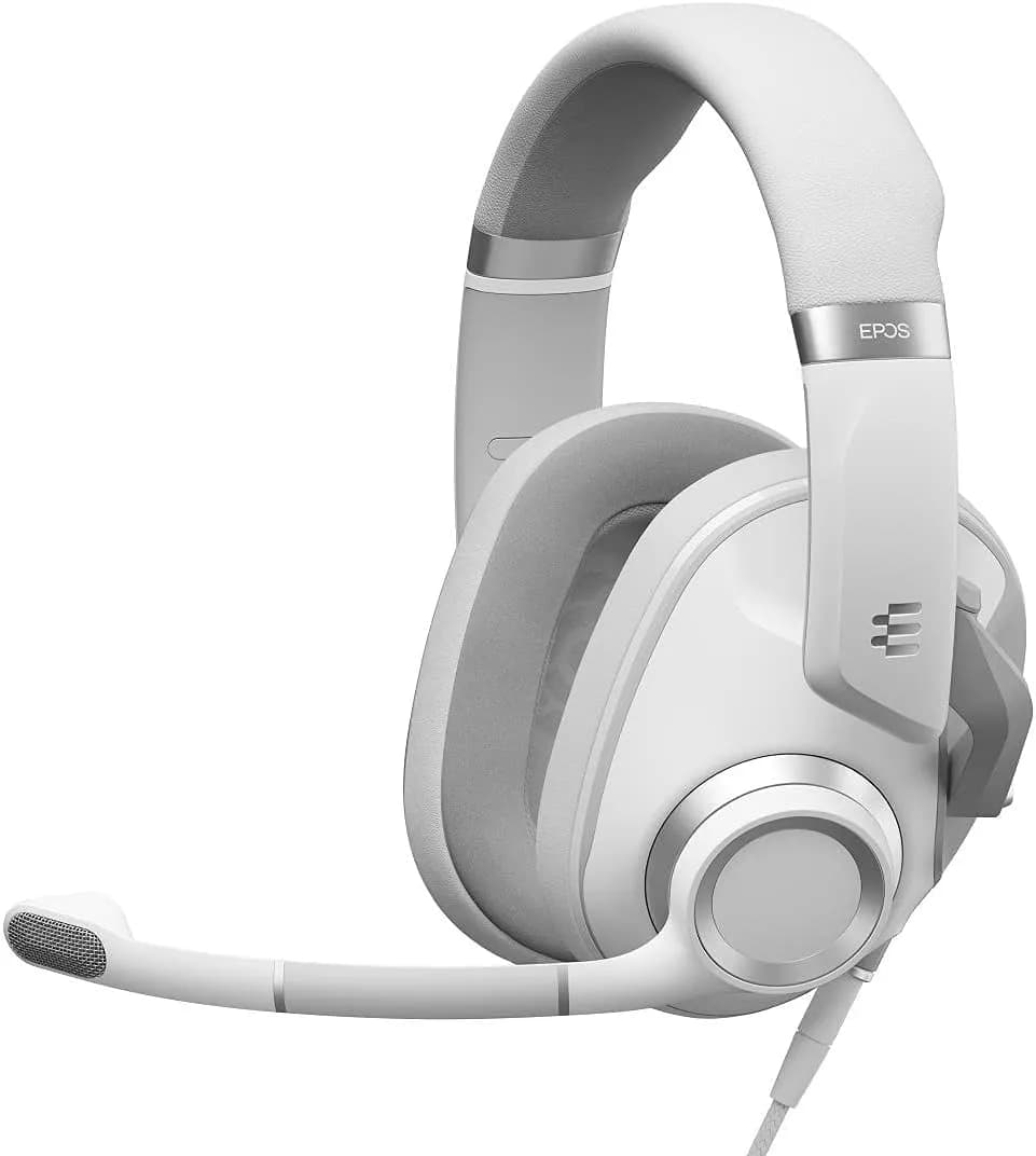 EPOS Gaming H6Pro Wired- Closed Acoustic Gaming Headset with Mic, Over-Ear Headset, Lightweight, Lift-to-Mute