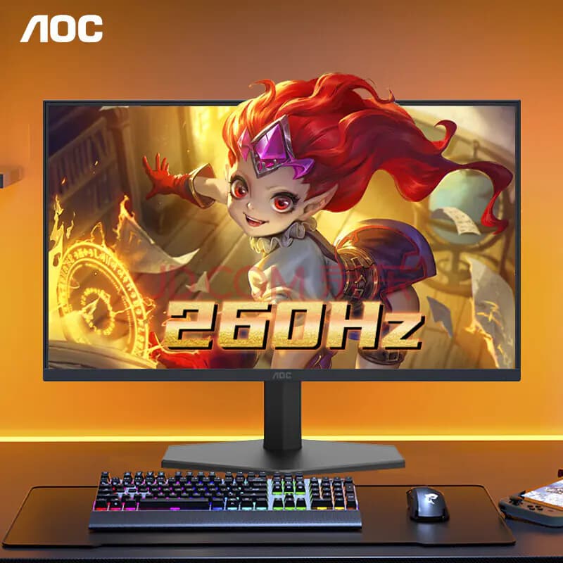 AOC 27G11ZE3 27″ Fast IPS Gaming Monitor | FHD 1080p, Ultra-Fast 260Hz Refresh Rate, 0.3ms Response Time, HDR10, Adaptive-Sync,...