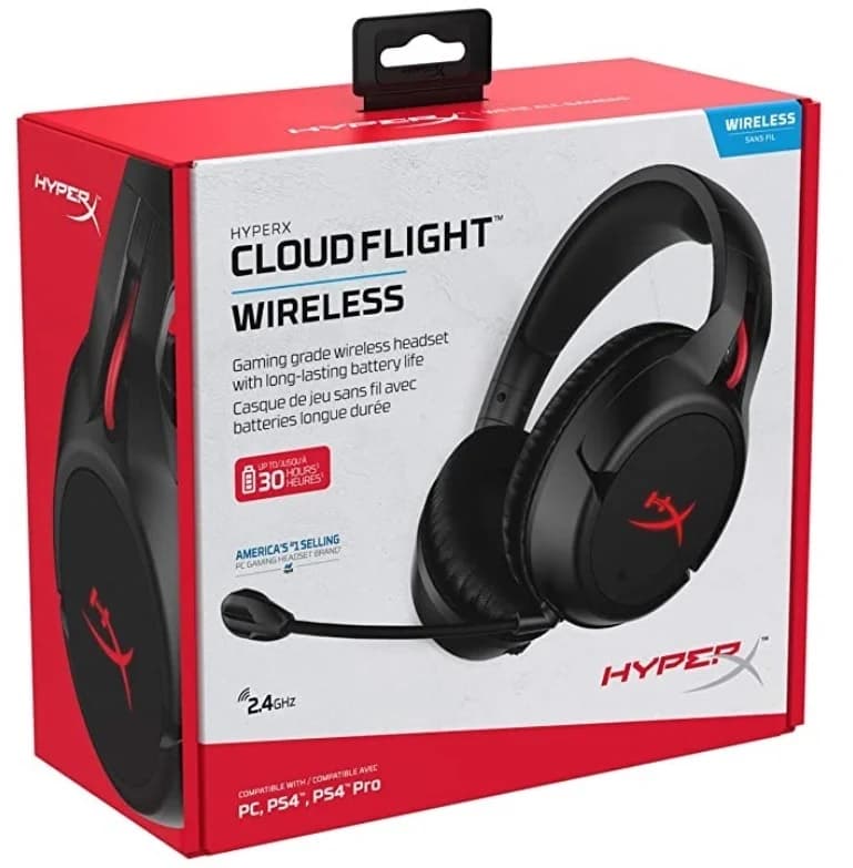 Hyperx Flight Wireles headset PC-PS4 Support