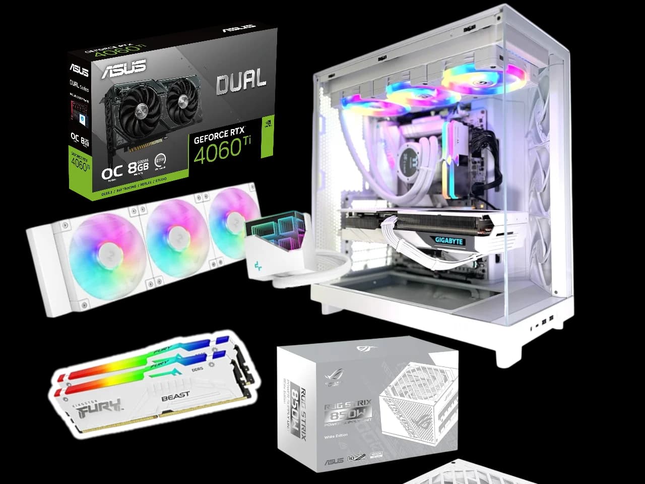 Gaming Setup Core I7 14th Gen RTX 4060ti