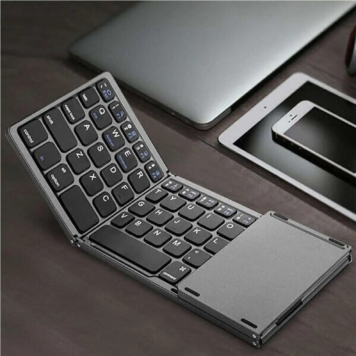 MINI BT FOLDABLE KEYBOARD & MOUSE B033 METAL