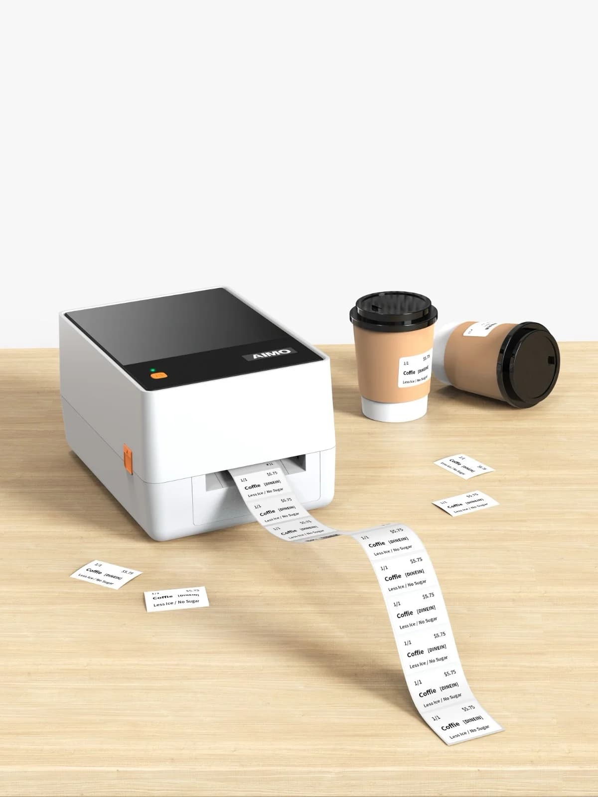Smart Dual Print Technology Label Printer T200 Direct Thermal & Film Transfer Printing