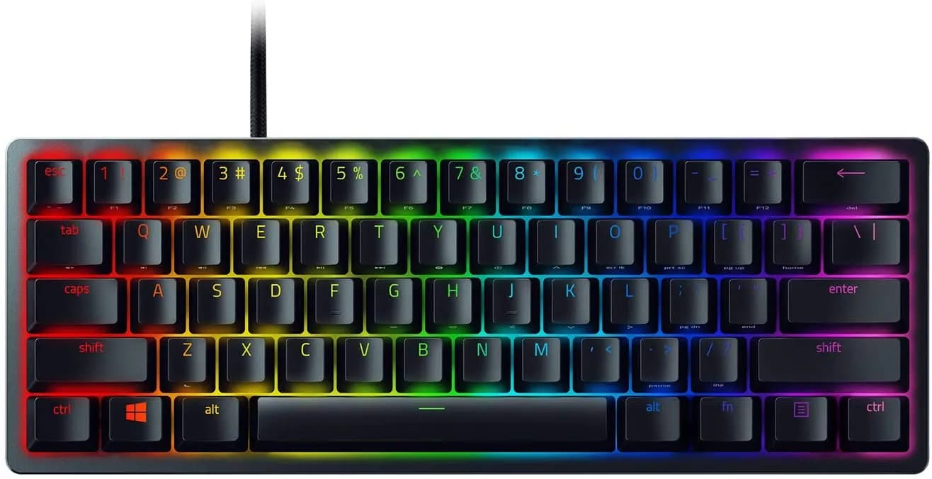 Razer Huntsman Mini 60% Gaming Keyboard PURPLE SWITCH