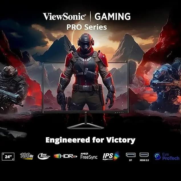 ViewSonic VX2479-HD-PRO 24” 180Hz Gaming Monitor