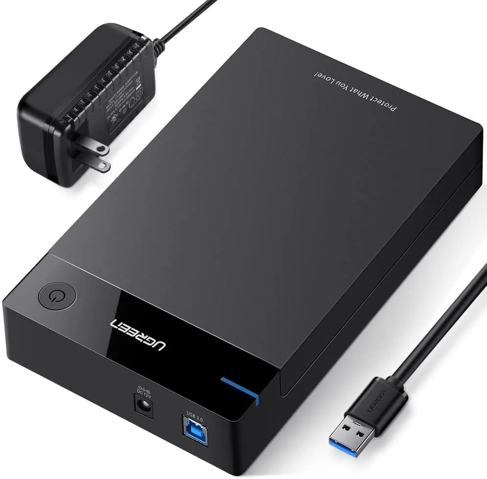 UGREEN External Enclosure for 3.5 2.5 Inch SATA USB 3.0 50422