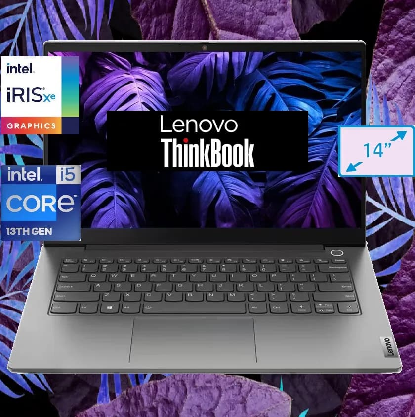LENOVO THINKBOOK 14 G5 Intel Core i5-1335U |8GB DDR4 RAM; 512GB SSD | 14 inch FHD Display | Iris Xe Graphics | DOS
