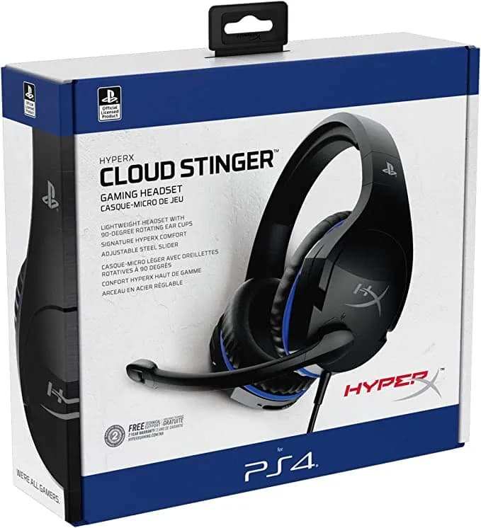HyperX Cloud Stinger (PS4/PS5 Licensed) Headsets โ OPEN BOX