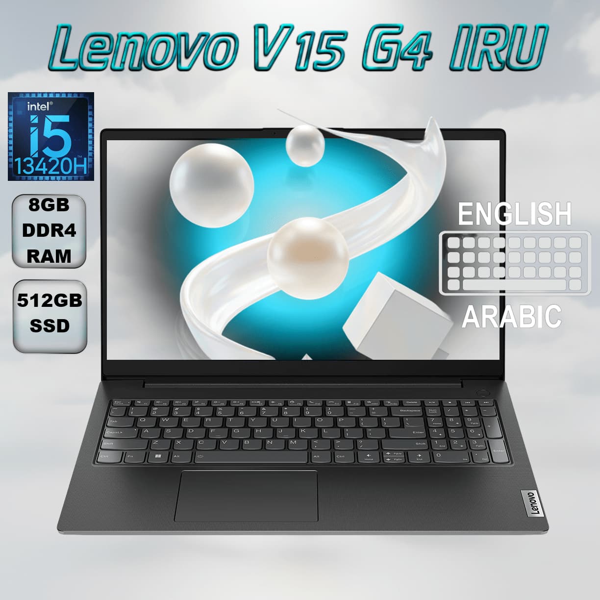 Lenovo V15 G4 IRU Intel Core i5-13420H | 8GB DDR4 RAM; 512GB NVMe SSD | 15.6″ FHD TN Display | DOS | Intel UHD Graphics
