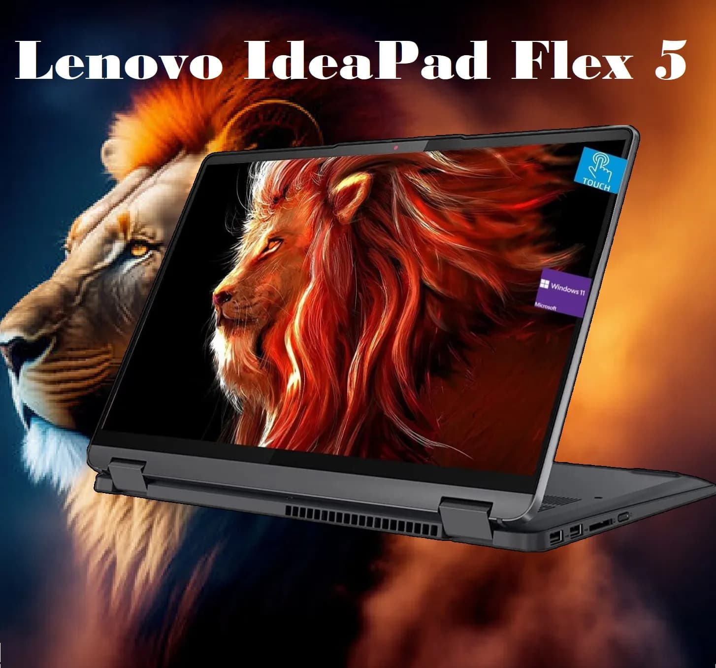 Lenovo IdeaPad Flex 5 14IAU7 Intel Core i3-1215U | 8GB DDR4 RAM , 256GB SSD | Multi-touch 14 inch WUXGA IPS Display