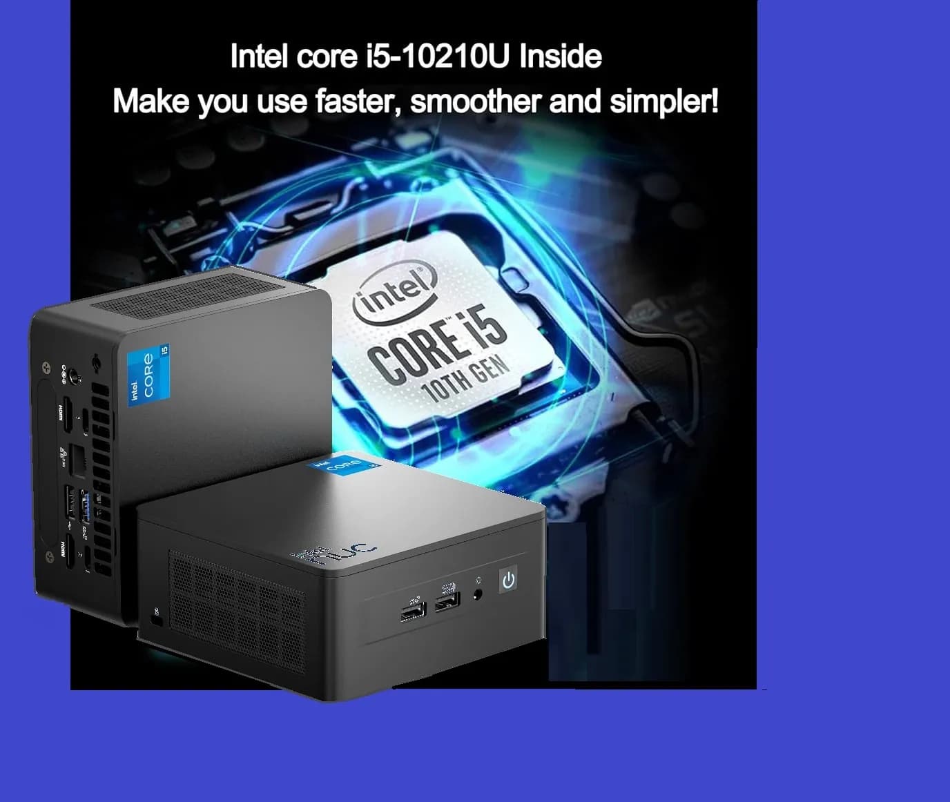 Intel NUC 13 Pro NUC13ANHi5 Arena Canyon Mini PC Mini Computer, Barebone, Intel Core i5-1340P, NVMe DDR4,WiFi 6E, BT 5.3,8K