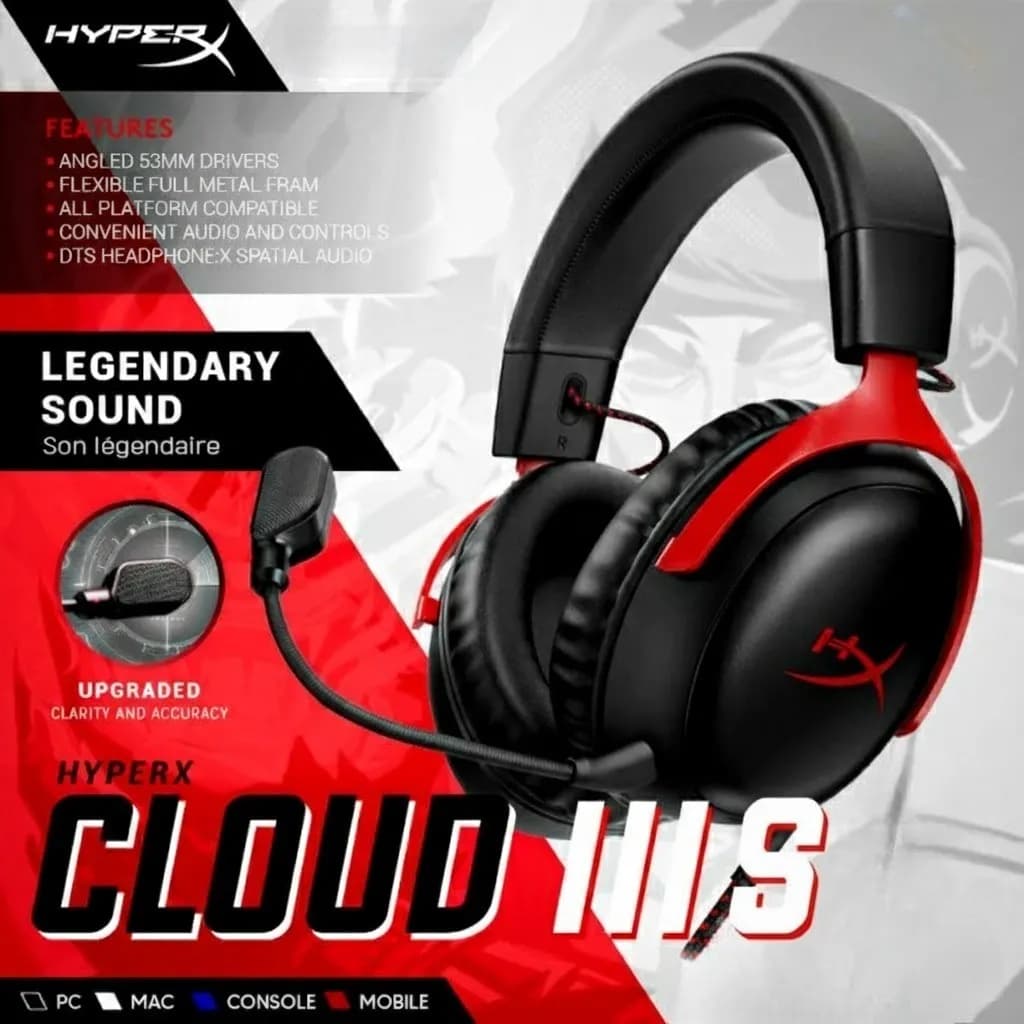HyperX Cloud III S Wireless Gaming Headset