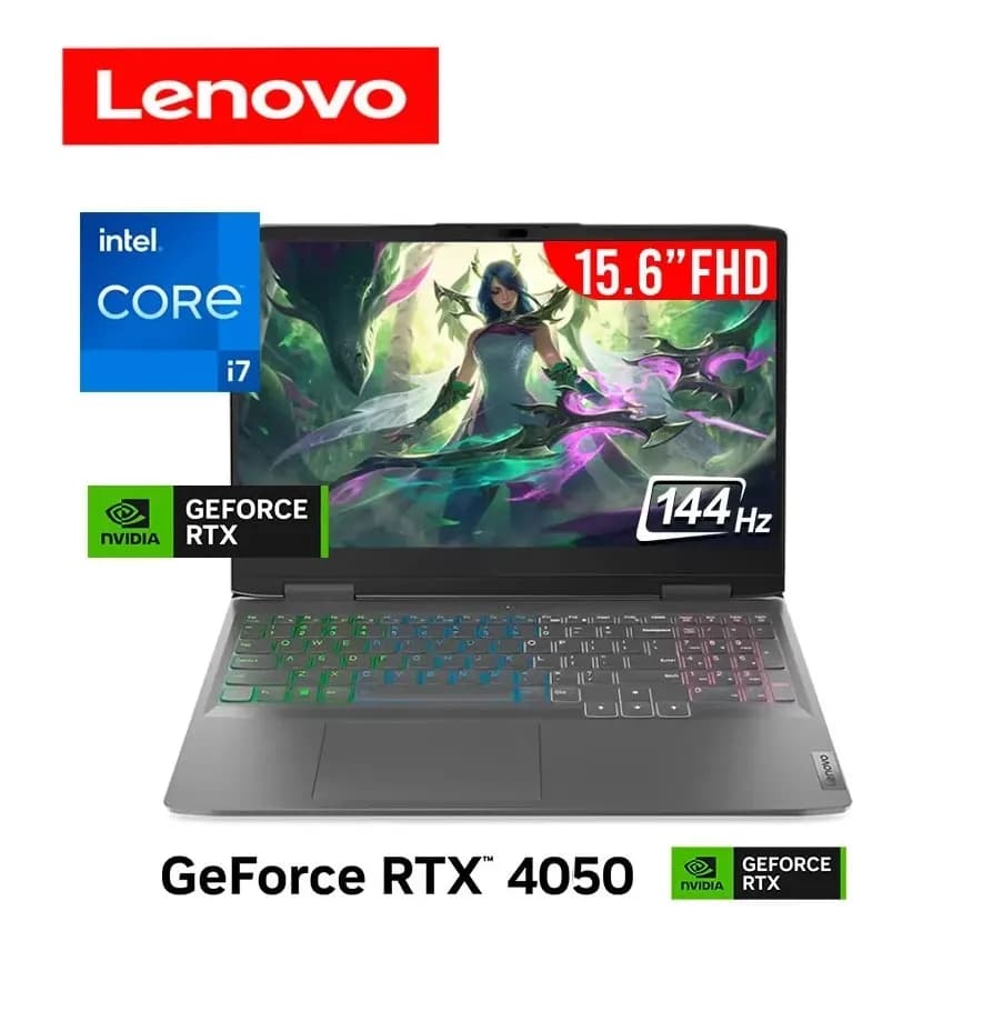 Lenovo LOQ 15IRH8 15.6″ FHD Gaming Laptop | Core i7-13620H | RTX 4050 | 15.6"