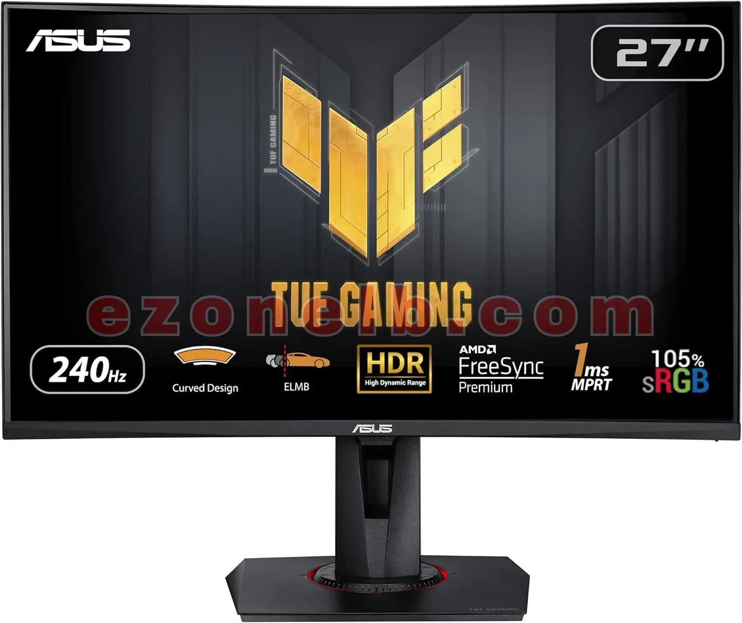 ASUS 27” 1080P TUF Gaming Curved HDR Monitor (VG27VQM)