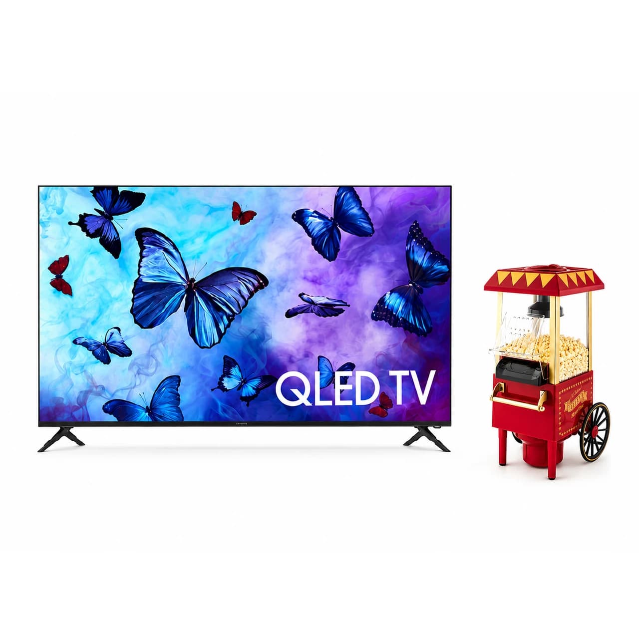 Campomatic 65" QLED Frameless 4K Smart HDR TV | LED65HQL