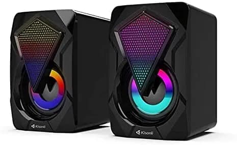 Kisonli L-9090 USB 2.0 Channel Speaker - Black