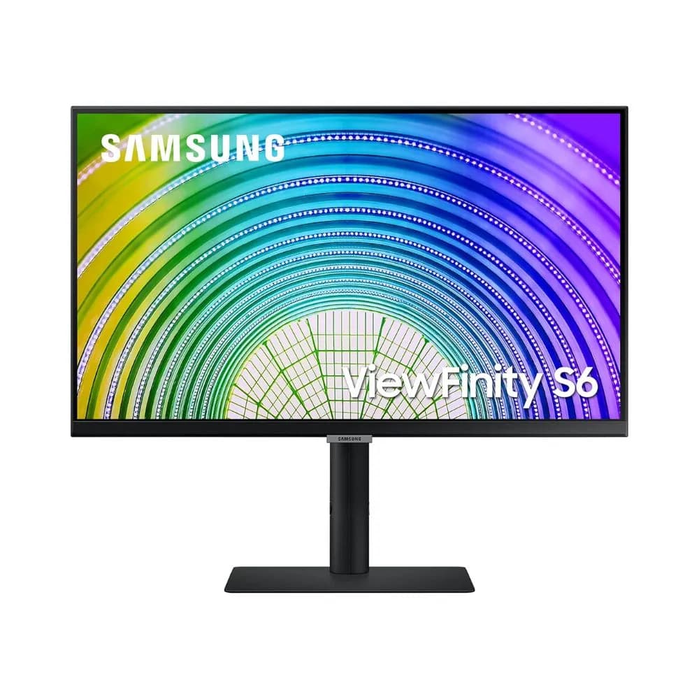 Samsung ViewFinity Led S6 Webcam Monitor 24 FHD 2MP Cam 75Hz 5 ms smart โ LS24A600NAUXEN