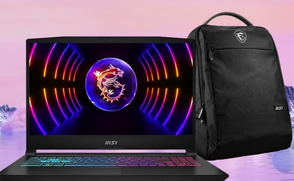 LAPTOP MSI KATANA B12VGK I7-12650H 16GB RAM 1TB SSD RTX 4070 15.6โณ144Hz WITH MSI BAG