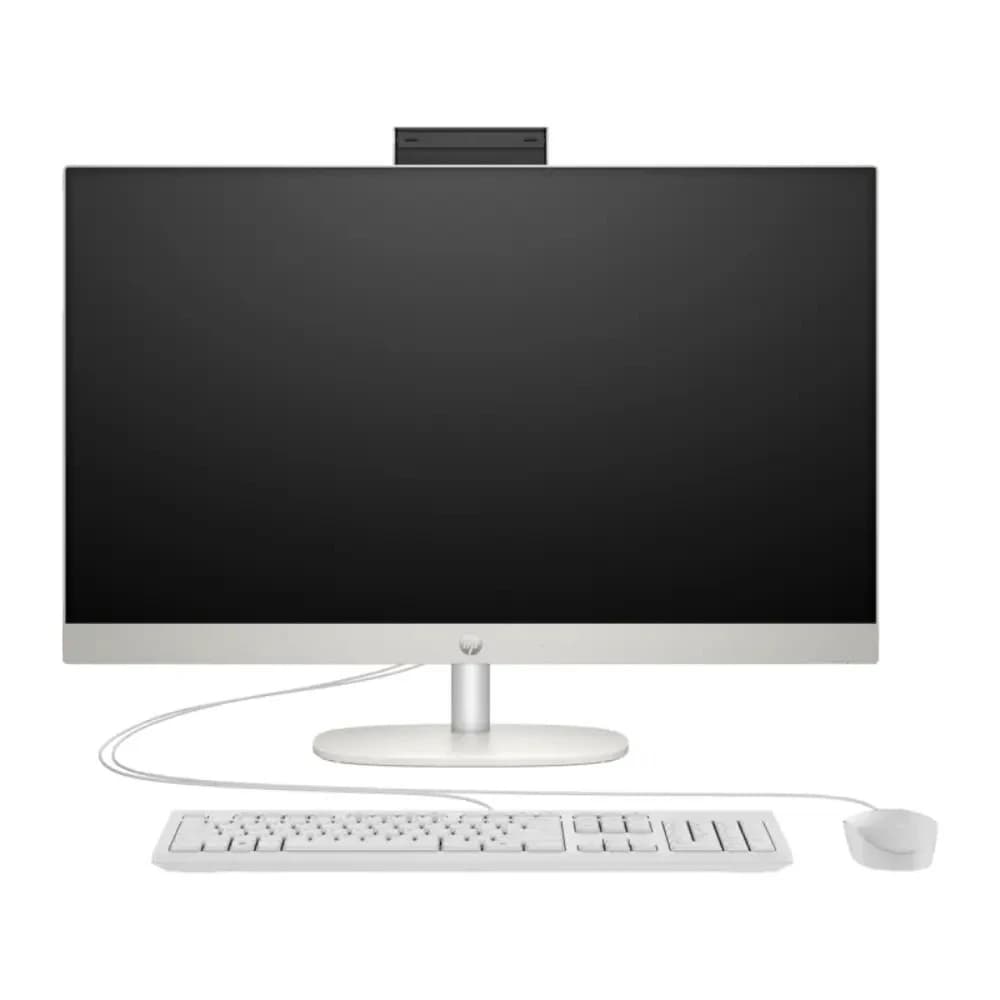 HP 23.8" IPS FHD All-in-One PC, Intel Core i5-1344U, 8GB RAM, 512GB SSD, White