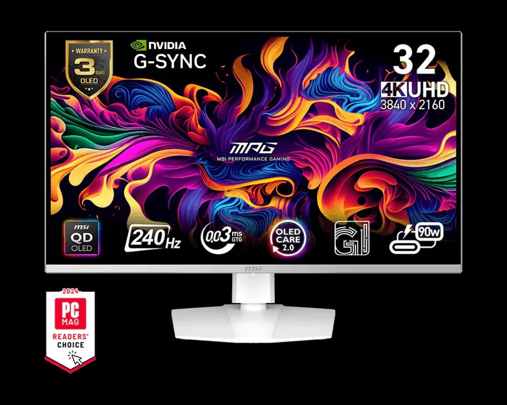 Msi Mpg Qd Oled 32 4k 240hz 0 03ms Gaming Monitor Mpg 321urxw