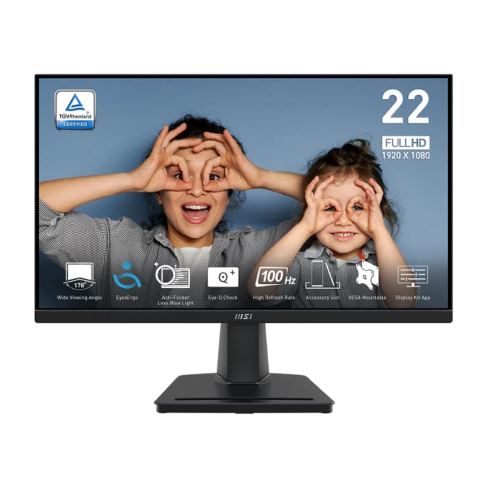 MSI PRO MP225V 21.5" Full HD 100Hz Business Monitor | 9S6-3PEOCM-001