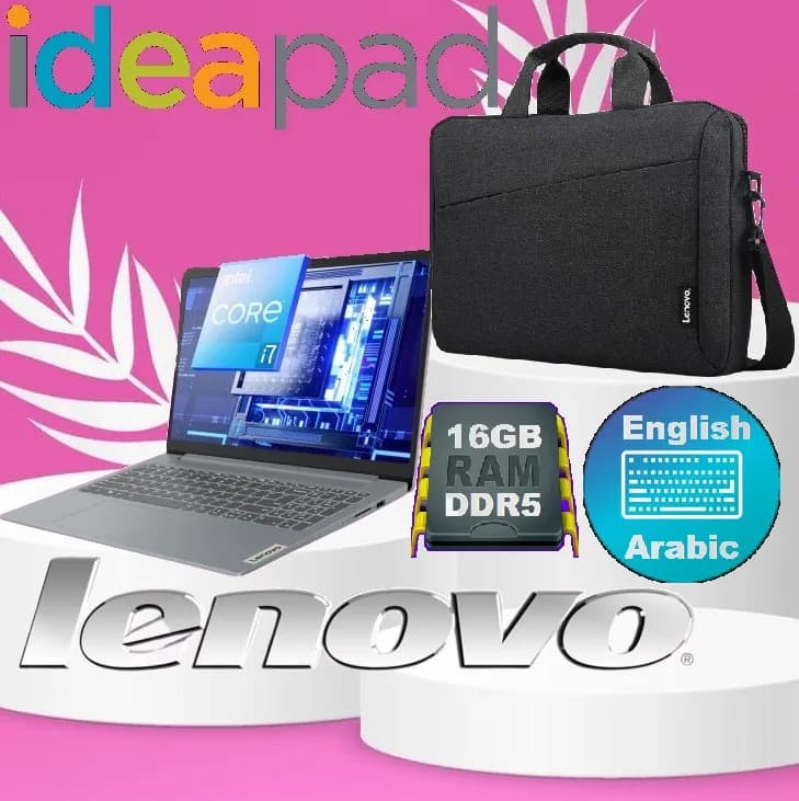 Lenovo IdeaPad Slim 3 15IRH8 Intel Core i7-13620H | 16GB DDR5 RAM, 512GB SSD | 15.6″ FHD Display | Intel UHD Graphics | DOS