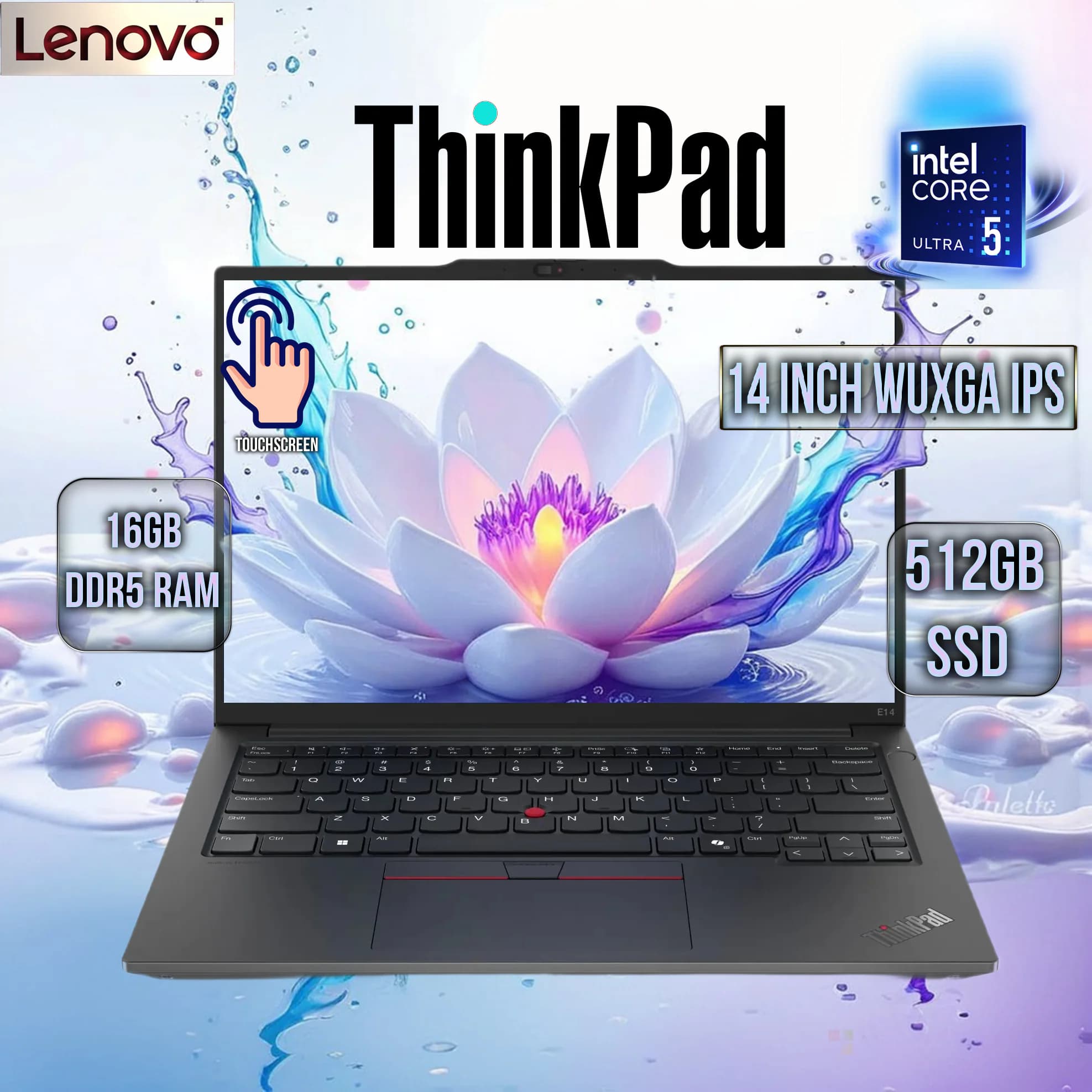 Lenovo ThinkPad E14 Gen 6 Intel Core Ultra 5 125U | 16GB DDR5 RAM ;512 SSD | Intel Graphics