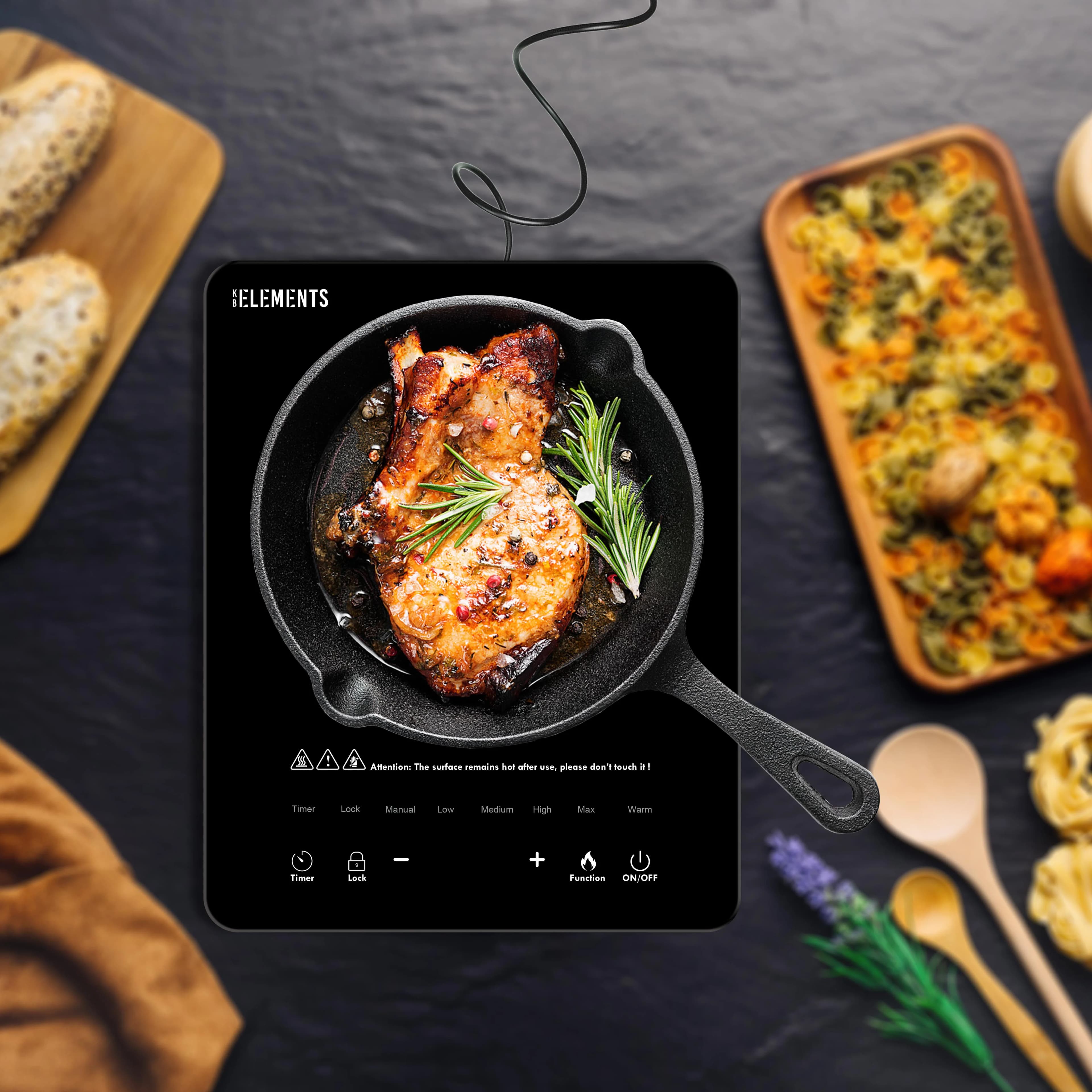 KB ELEMENTS 2000W Induction Cooker