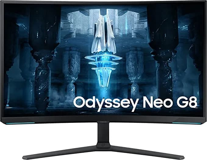 SAMSUNG Odyssey Neo G8 32″ 4K UHD 240Hz Curved Gaming Monitor