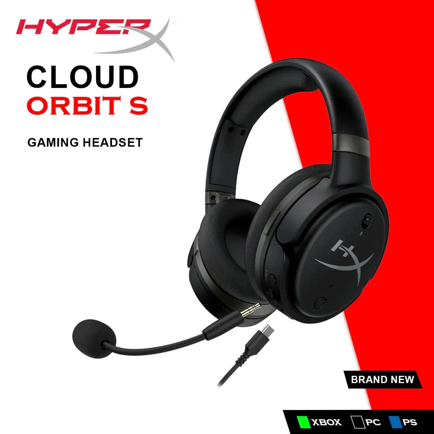 HyperX Cloud Orbit S Gaming Headset With Audeze Planar Magnetic Drivers, 3D Waves Nx Head Tracking