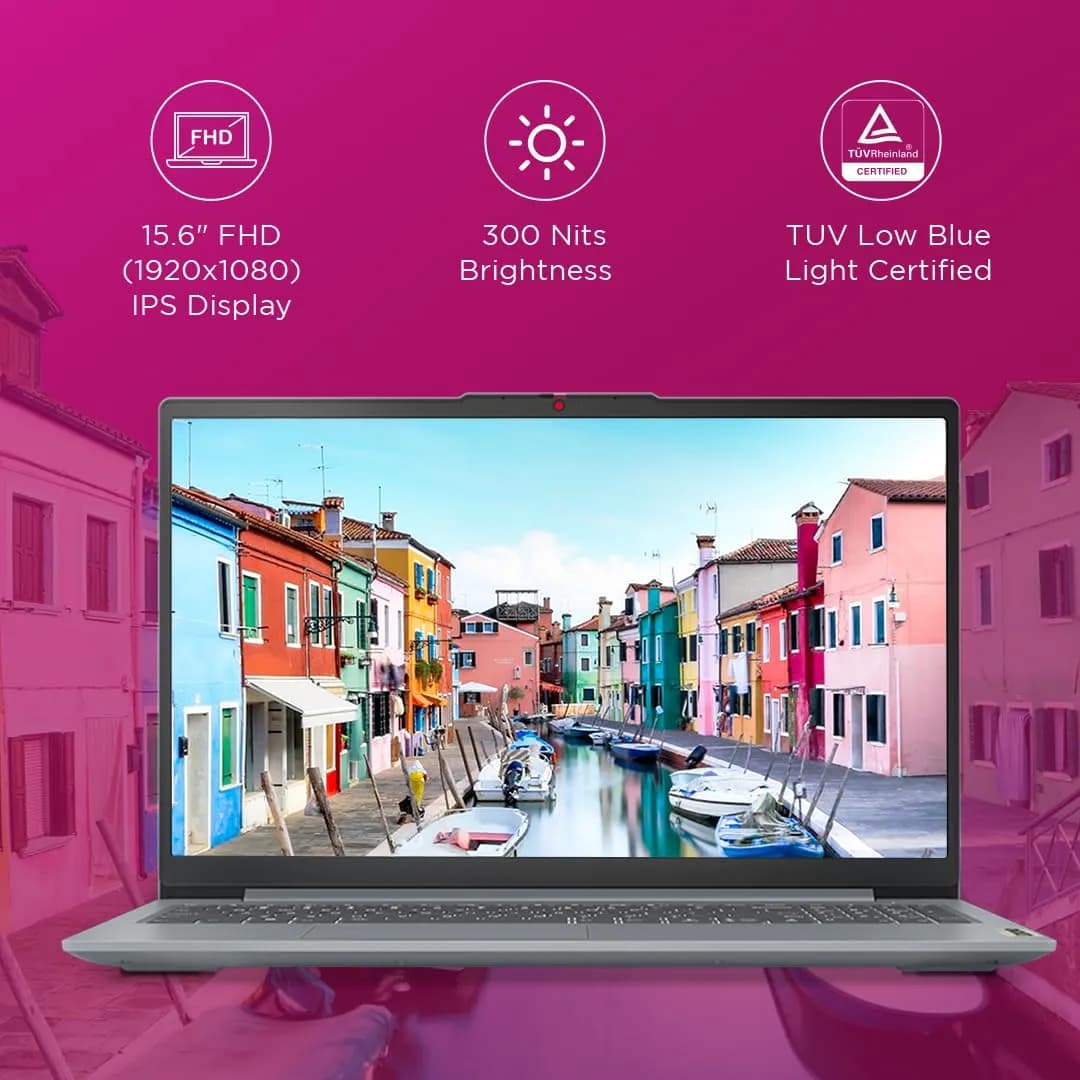 Lenovo IdeaPad Slim 3 | Intel Core i5-12450H | 16GB RAM | 512GB SSD | 15.6โณ FHD | DOS |Arctic Grey| 83ER00BKIN