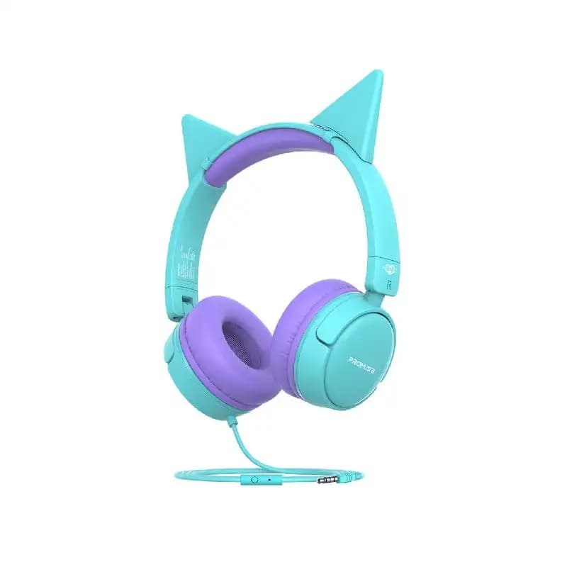 PROMATE JEWEL AQUA HD STEREO KIDSAFE WIRED HEADSET