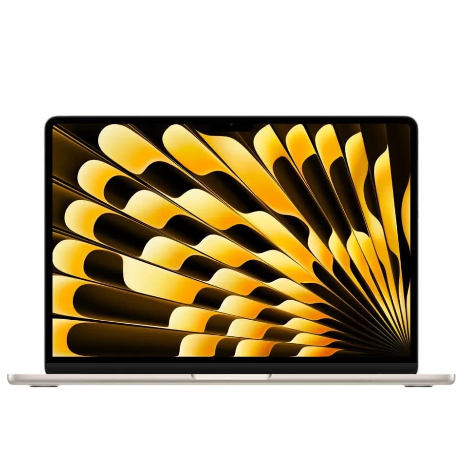 Apple MacBook Air 2024 M3 8-core with 10-core GPU 512GB SSD 16GB RAM 13.6″ (2560×1664) Liquid Retina MacOS STARLIGHT | MXCU3LL/A