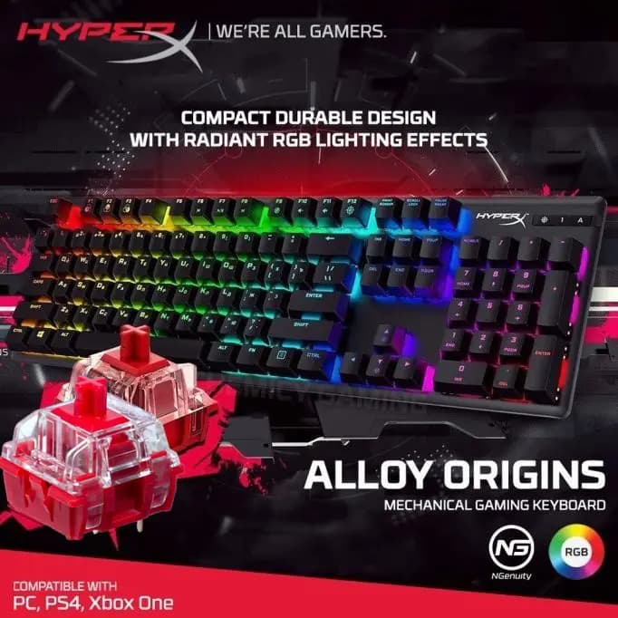 HyperX Alloy Origins Mechanical Gaming Keyboard