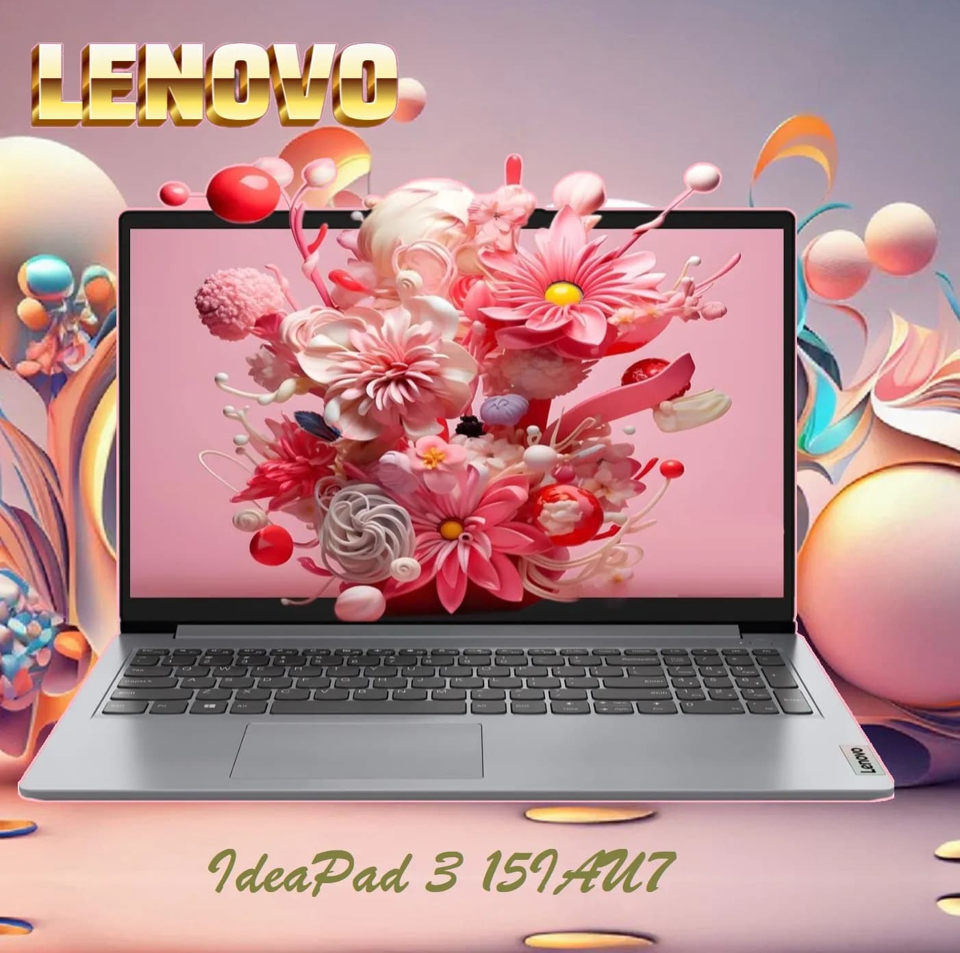 Lenovo IdeaPad 3 15IAU7 Core i5-1235U | 8GB DDR4 RAM; 512GB SSD | 15.6″ FHD Display | Wi-Fi 6; BT5.2 | Intel Iris Xe Graphics