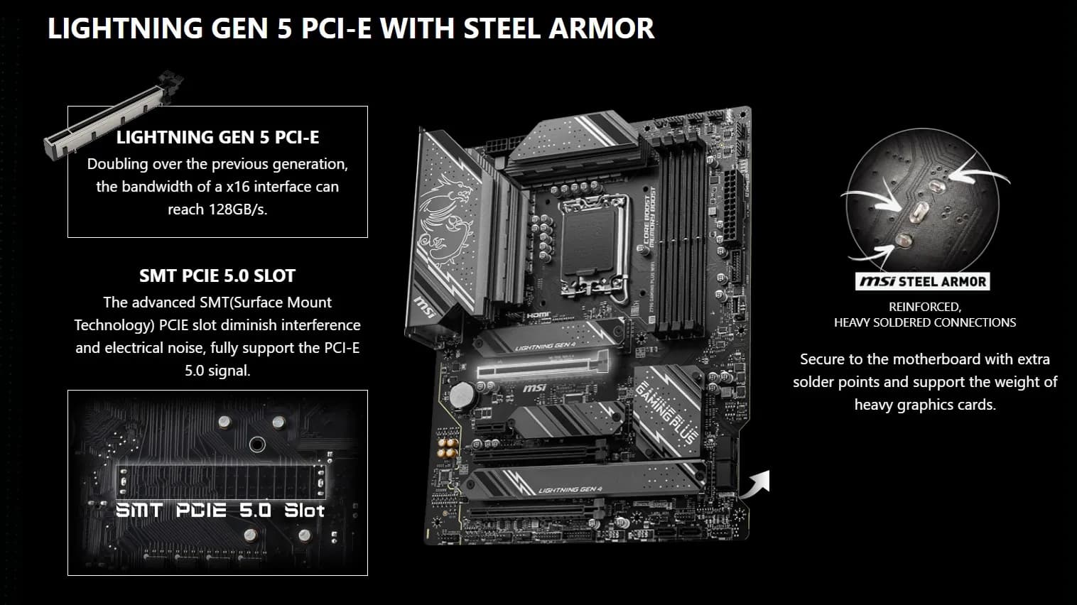 MSI Z790 Gaming Plus WiFi Motherboard, ATX (AK-23763)