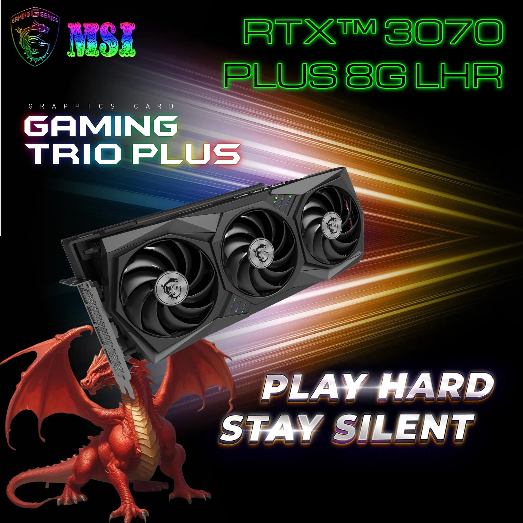 MSI GeForce RTX 3070 Gaming Trio Plus 8G LHR Graphics Card With TRI Frozr 2 Cooling, TORX Fan 4.0, RGB Mystic Light, 8GB GDDR6,...