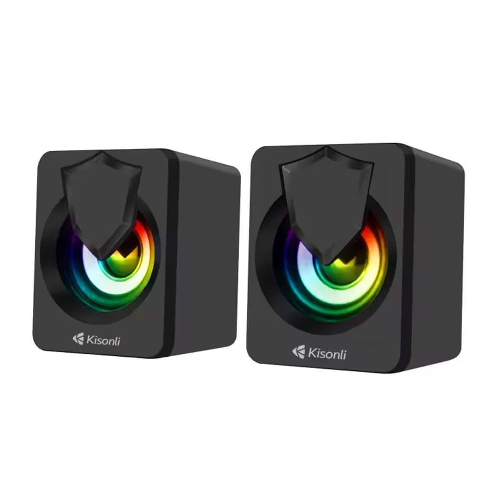 Speaker Kisonli L-1040 2*2.5W USB RGB