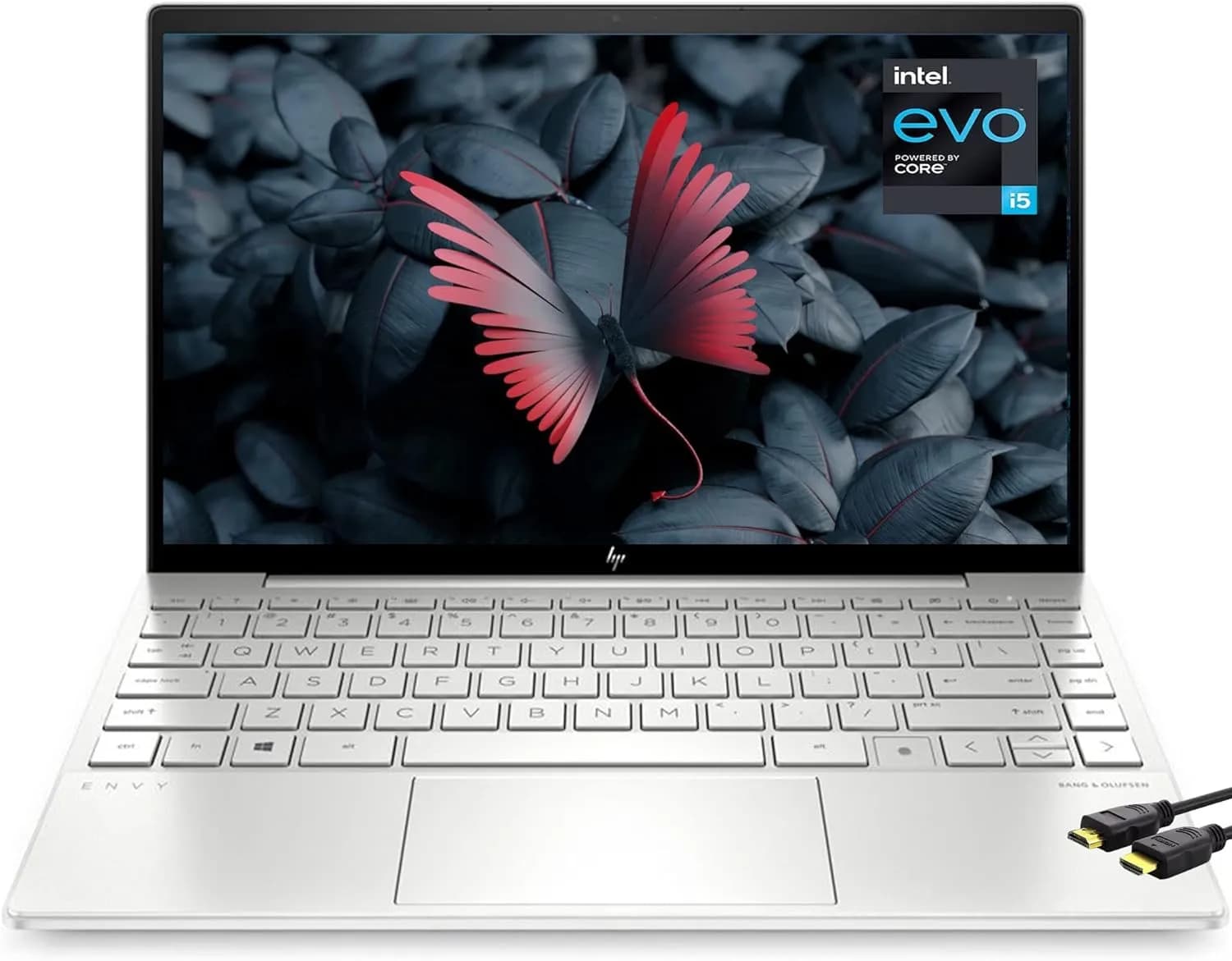 HP Envy 13.3″ IPS FHD Laptop, Intel i5-1135G7 11th Gen, Iris Xe Graphics, 8GB DDR4 256GB NVMe SSD, WiFi 6, Type-C