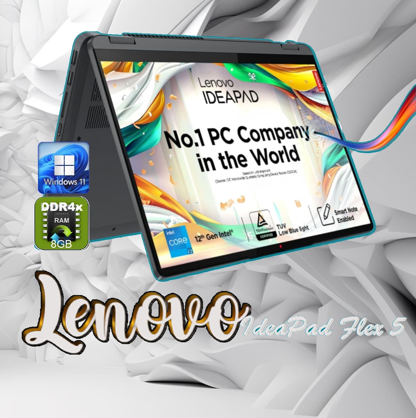 Lenovo IdeaPad Flex 5 14IAU7 Intel Core i3-1215U | 8GB DDR4x RAM ; 256GB SSD | 14- inch WUXGA Touchscreen IPS Display