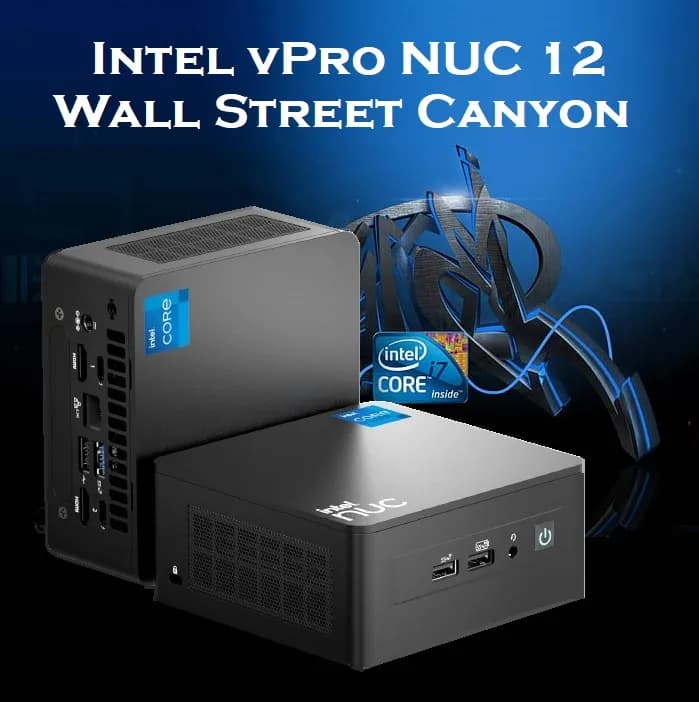 Intel NUC 12 Pro NUC12WSKv7 Wall Street Canyon Barebone System